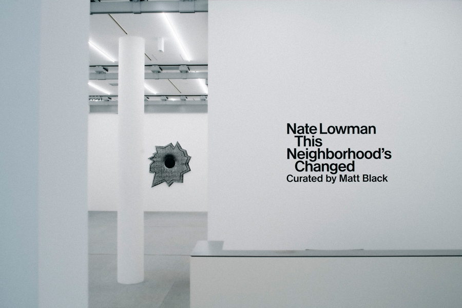 Nate Lowman's exhibition This Neighborhood's Changed