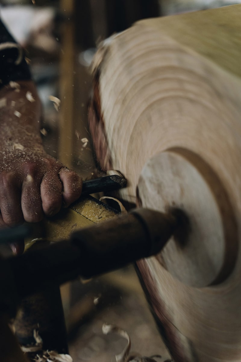 ビンテージ wood Sculpture Abstract 盛永省治好きな方