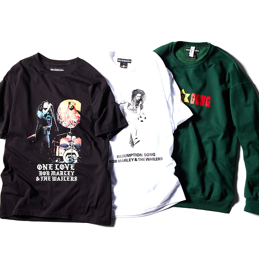 WACKO MARIA BOB MARLEY SWEAT SHIRT ワコマリア WACKO MARIA × BOB MARLEY / CREW NECK SWEAT SHIRT ( TYPE-3