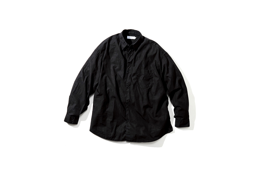 大統領 ページ Graphpaper Oversized Regular Collar | Silver Magazine